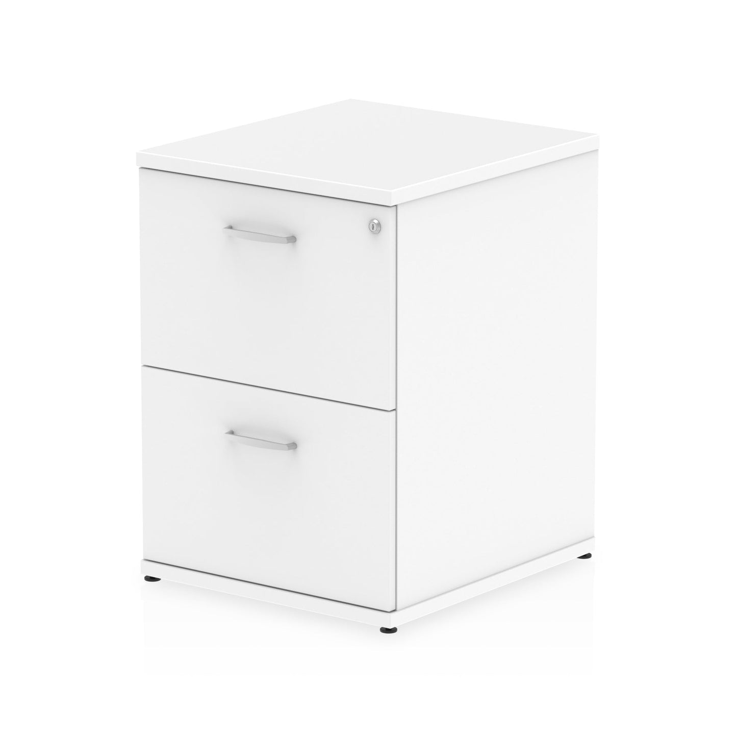 Impulse 2 Drawer Filing Cabinet White I000192 - ONE CLICK SUPPLIES