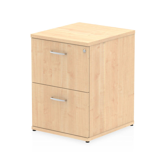 Dynamic Impulse 2 Drawer Filing Cabinet Maple I000252 - ONE CLICK SUPPLIES