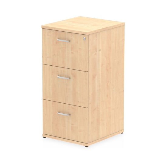 Dynamic Impulse 3 Drawer Filing Cabinet Maple I000253 - ONE CLICK SUPPLIES