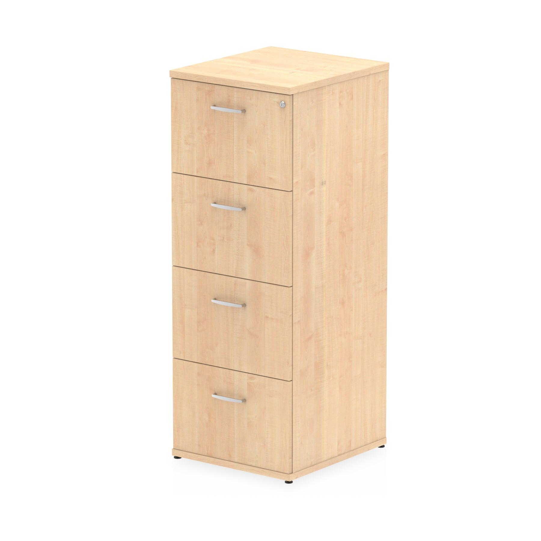 Dynamic Impulse 4 Drawer Filing Cabinet Maple I000254 - ONE CLICK SUPPLIES