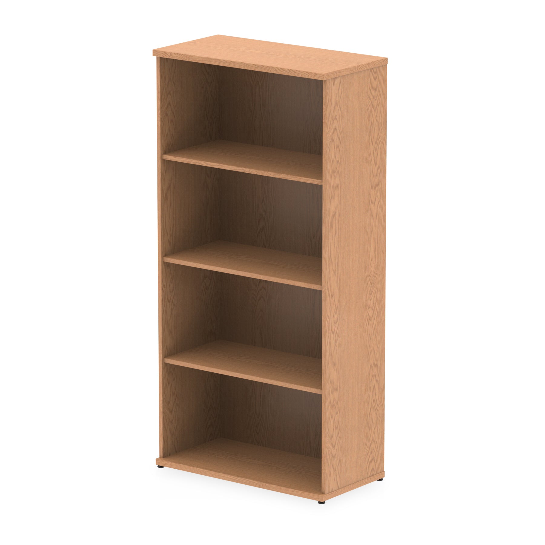 Impulse 1600mm Bookcase Oak I000759 - ONE CLICK SUPPLIES