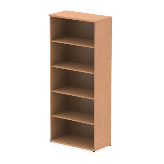 Impulse 2000mm Bookcase Oak I000760 - ONE CLICK SUPPLIES