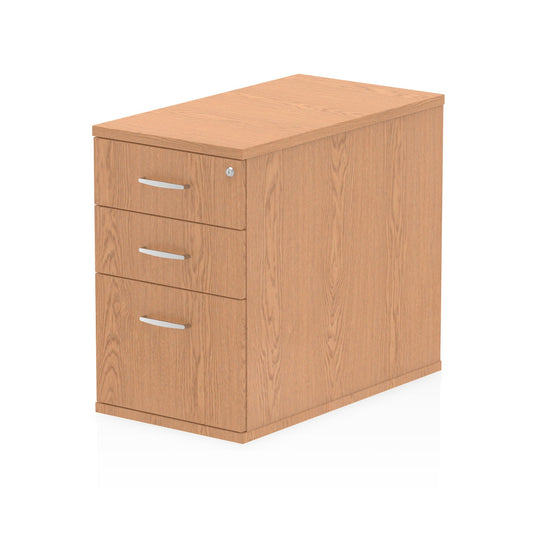 Dynamic Impulse 800mm Deep Desk High Pedestal Oak I000779 - ONE CLICK SUPPLIES