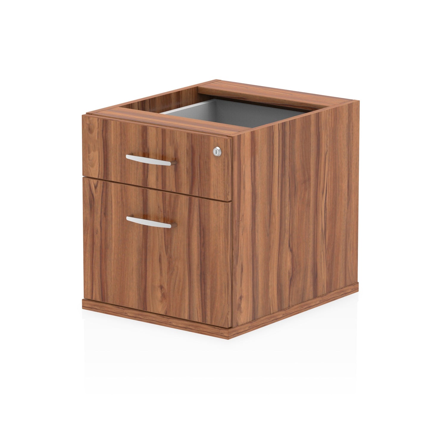 Dynamic Impulse 2 Drawer Fixed Pedestal Walnut I001639 - ONE CLICK SUPPLIES