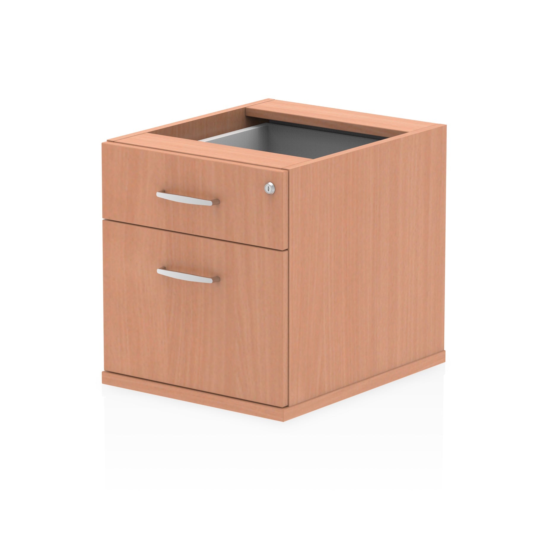 Impulse 2 Drawer Fixed Pedestal Beech I001640 - ONE CLICK SUPPLIES