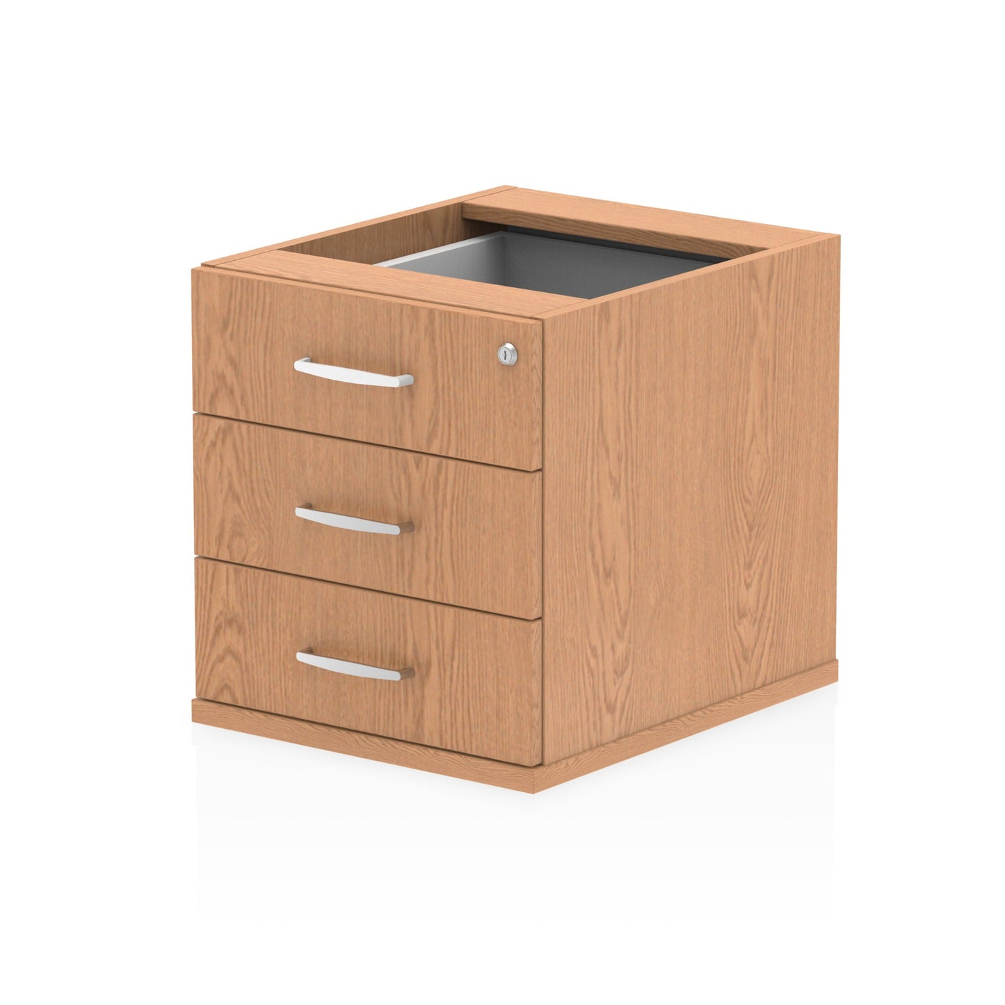 Impulse 3 Drawer Fixed Pedestal Oak I001643 - ONE CLICK SUPPLIES