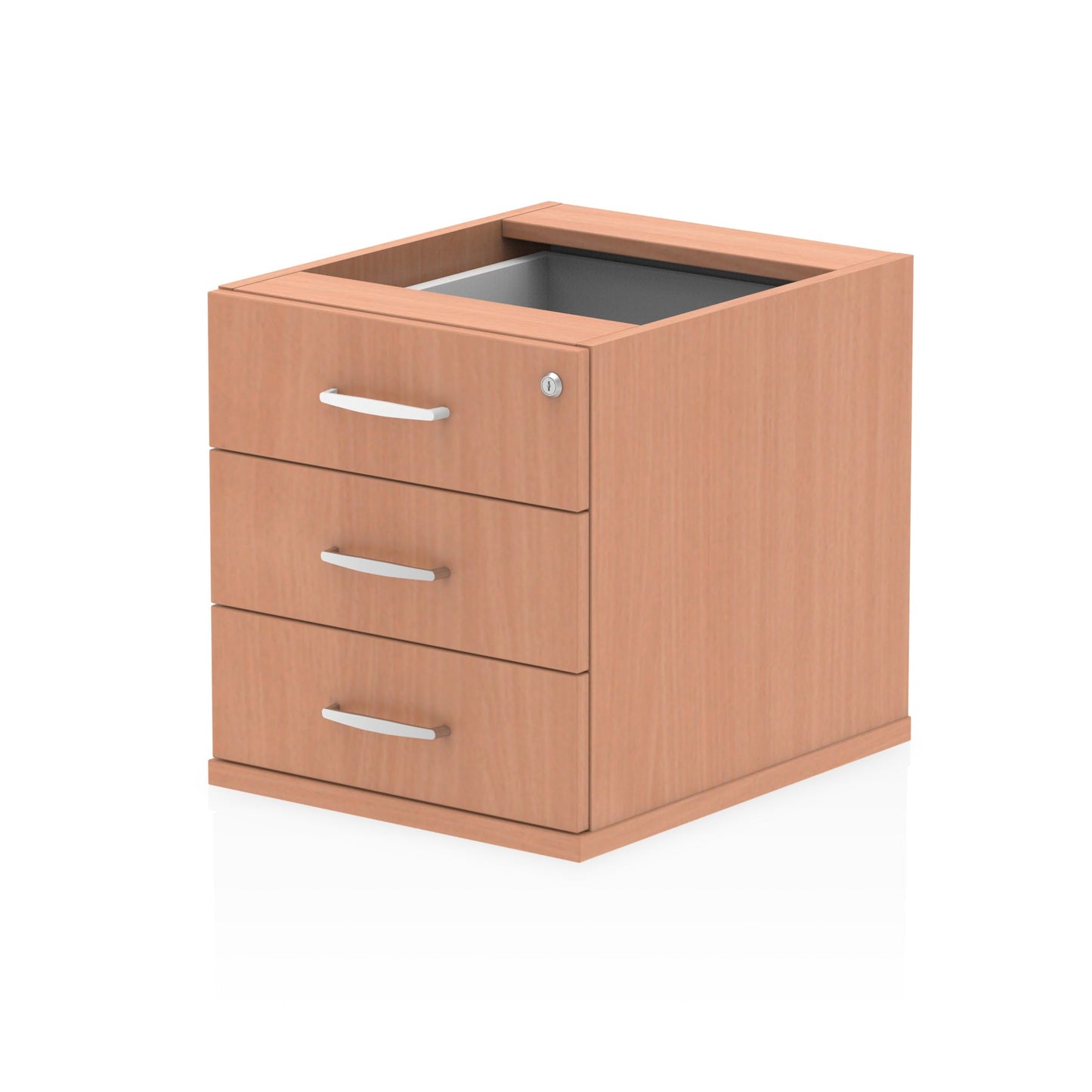 Impulse 3 Drawer Fixed Pedestal Beech I001645 - ONE CLICK SUPPLIES