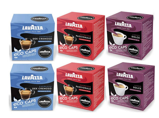 Lavazza A Modo Mio Eco Capsules Variety Pack - Favourites Set - 96 Capsules - ONE CLICK SUPPLIES