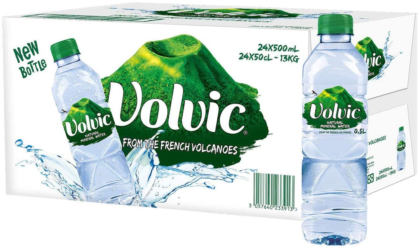 Volvic Mineral Water Still 24 x 500ml (Plastic Bottle) - ONE CLICK SUPPLIES