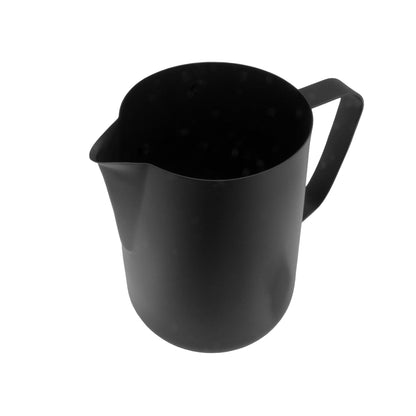 Fixtures Black Teflon Coated Milk Frothing Jug 600ml - ONE CLICK SUPPLIES