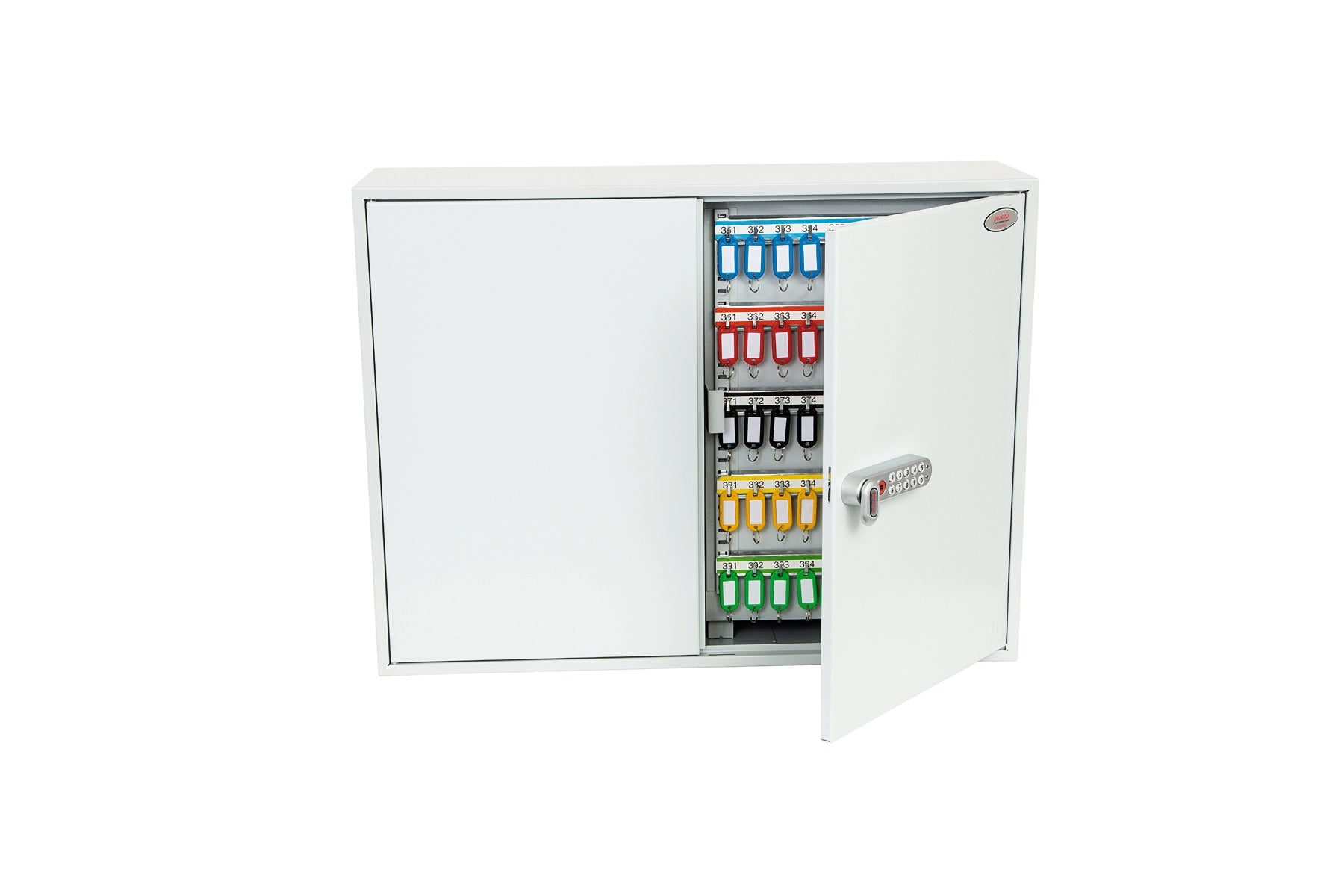 Phoenix Commercial Key Cabinet 600 Hook Electronic Lock Light Grey KC0607E - ONE CLICK SUPPLIES