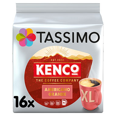 Tassimo Kenco Americano Grande 5 x 16 Pods = 80 Drinks Case Offer - ONE CLICK SUPPLIES