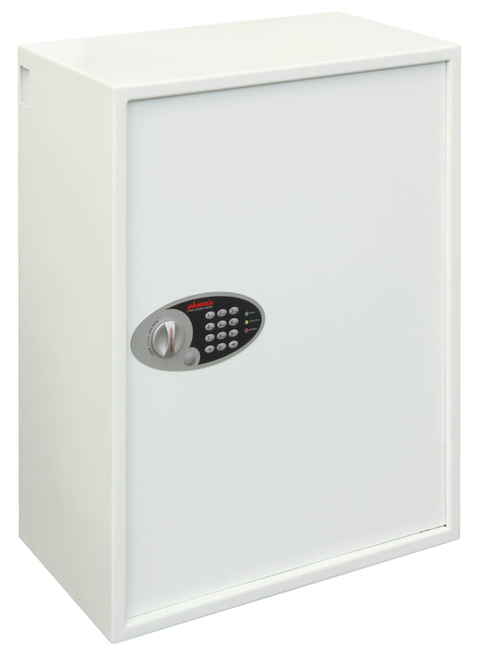 Phoenix Cygnus Key Deposit Safe 300 Hook Electronic Lock White KS0034E - ONE CLICK SUPPLIES