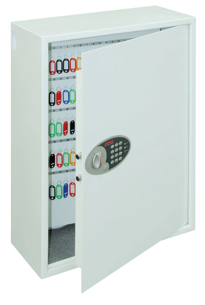 Phoenix Cygnus Key Deposit Safe 300 Hook Electronic Lock White KS0034E - ONE CLICK SUPPLIES