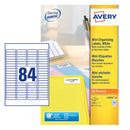 Avery Multipurpose Mini Label 46x11mm 84 Per A4 Sheet White (Pack 2100 Labels) L7656-25 - ONE CLICK SUPPLIES