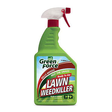 Hygeia Green Force Lawn Weedkiller 1L â€“ Ready to Use Spray Bottle - ONE CLICK SUPPLIES