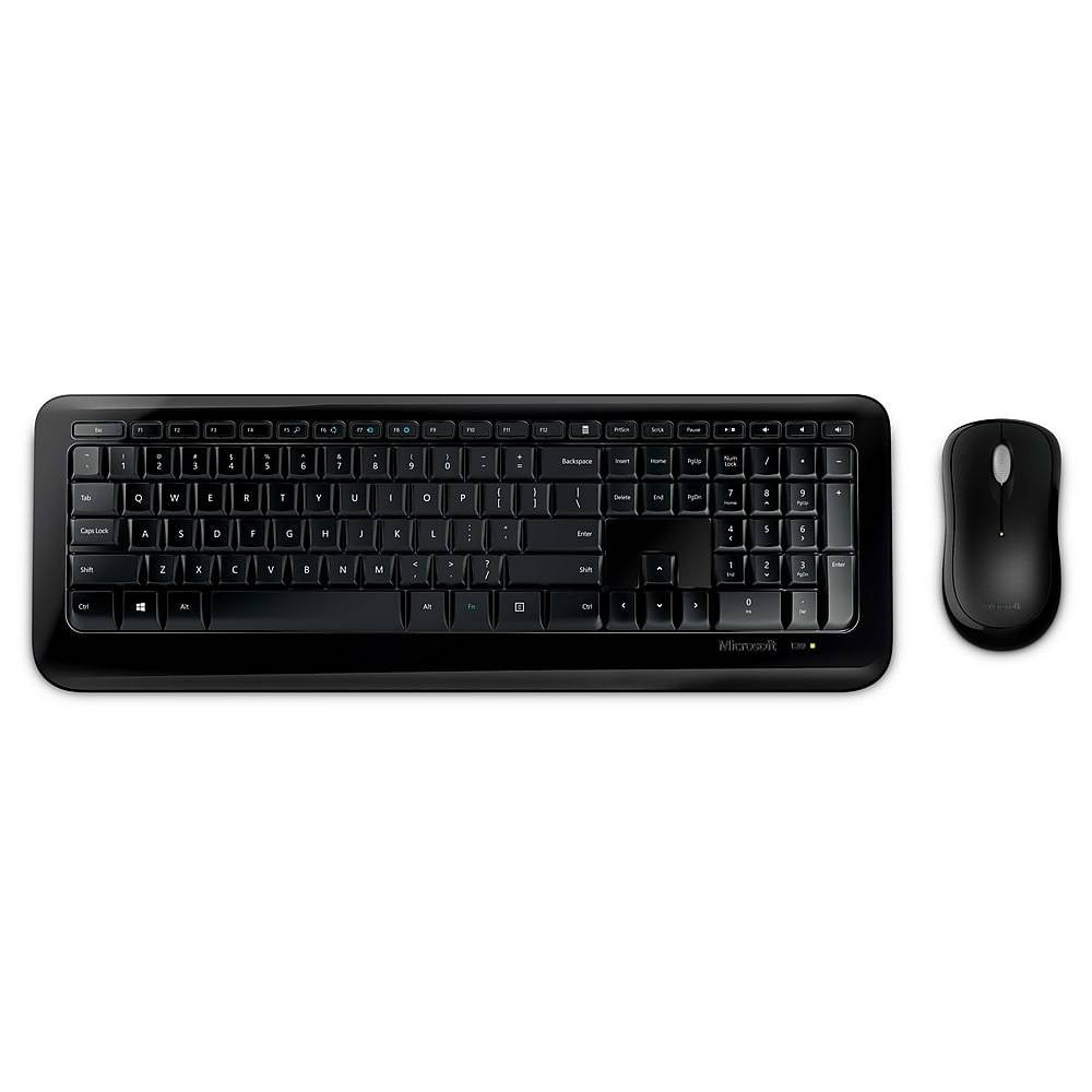 Microsoft 850 Black Wireless Desktop Keyboard & Mouse - ONE CLICK SUPPLIES