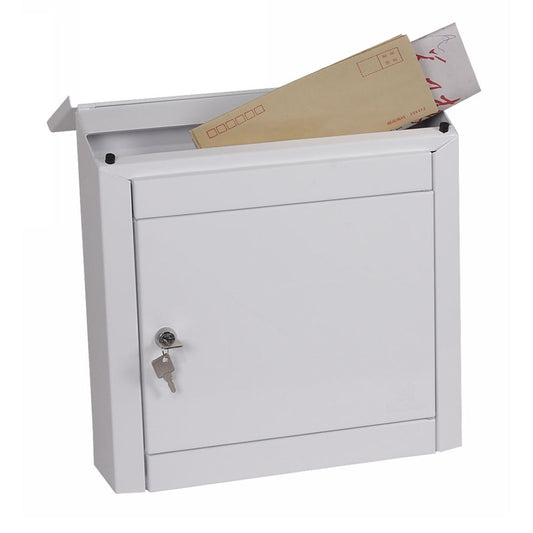 Phoenix Moda Top Loading White Mail Box (MB0113KW) - ONE CLICK SUPPLIES