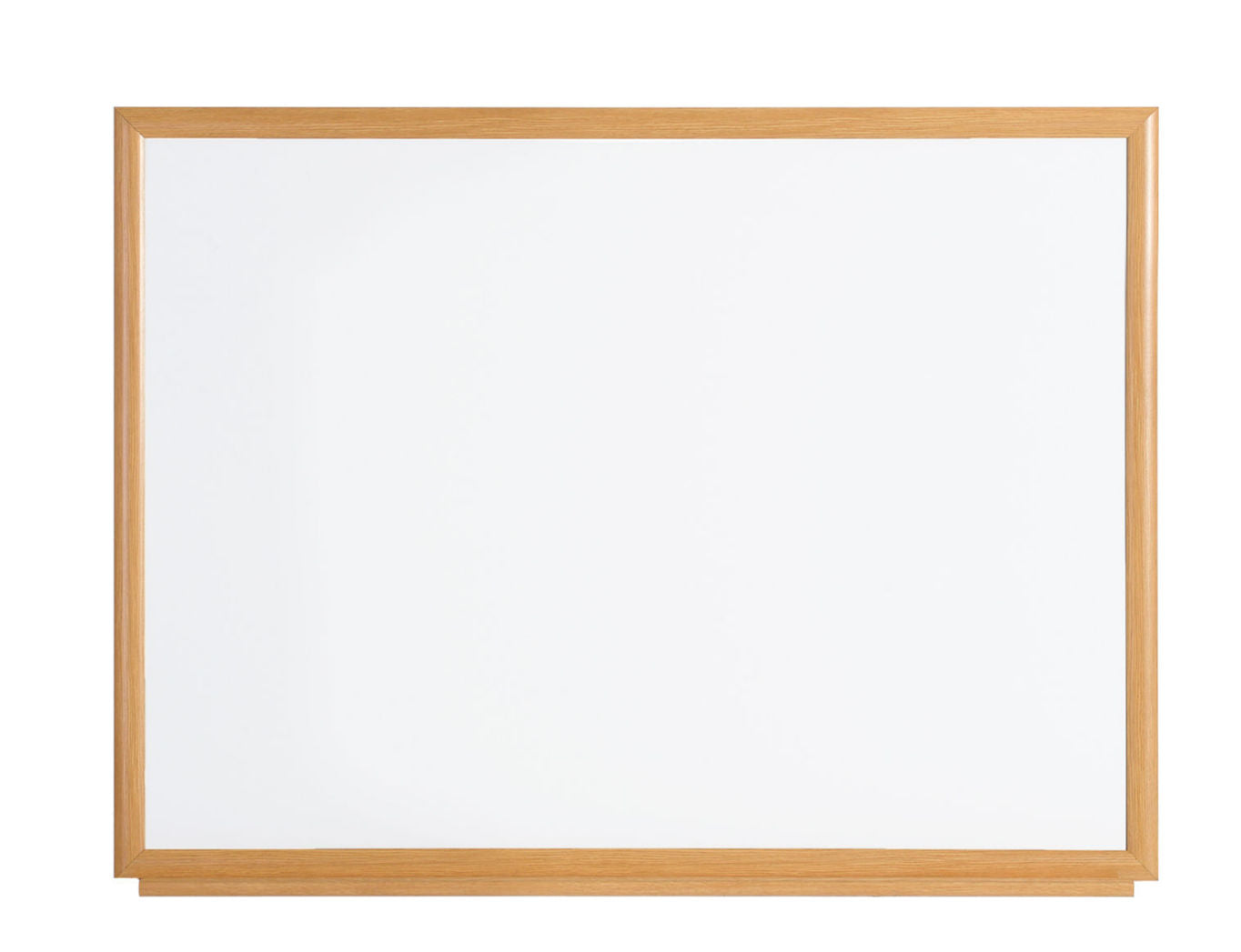 Bi-Office Earth-It Non Magnetic Melamine Whiteboard Oak Wood Frame 1800x1200mm - MB85002319 - ONE CLICK SUPPLIES