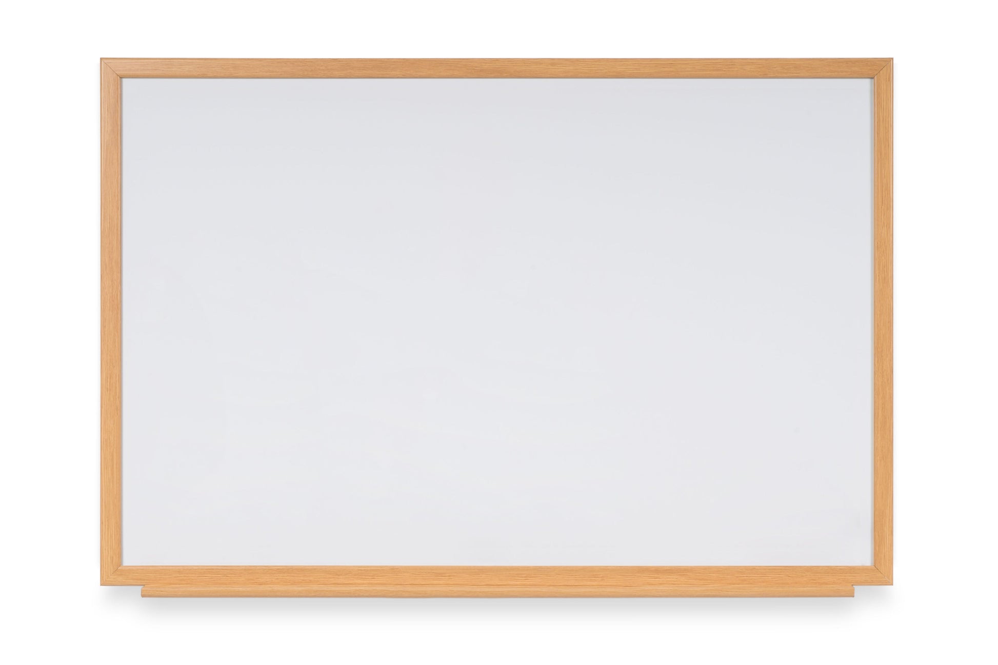 Bi-Office Earth-It Non Magnetic Melamine Whiteboard Oak Wood Frame 2400x1200mm - MB86002319 - ONE CLICK SUPPLIES