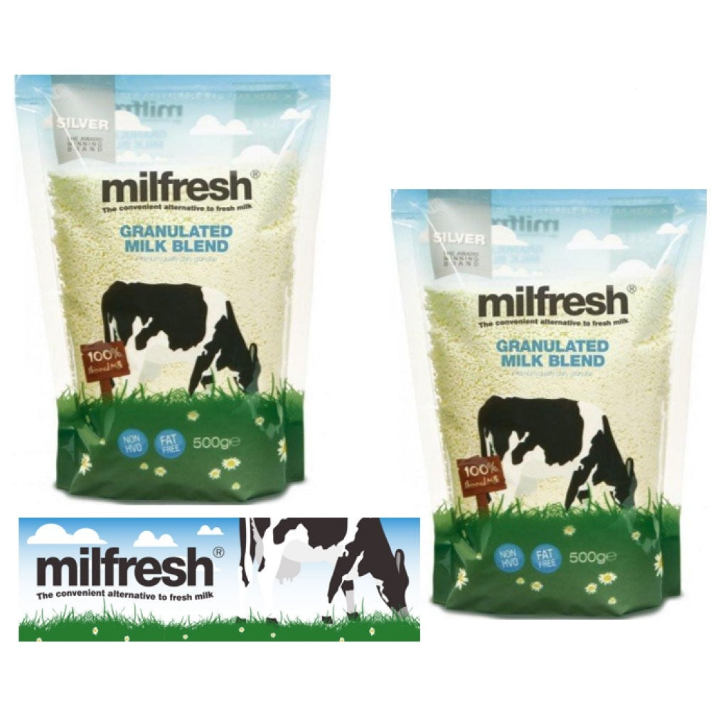 Milfresh Silver Granulated Milk 500g - ONE CLICK SUPPLIES