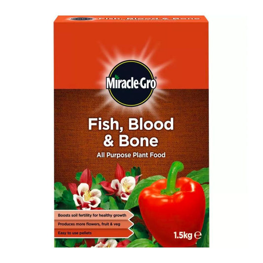 Miracle-Gro Fish, Blood & Bone All Purpose Plant Food 1.5kg - ONE CLICK SUPPLIES