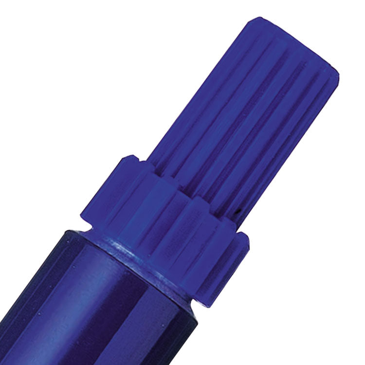 Pentel N50 Permanent Marker Bullet Tip 2.2mm Line Blue (Pack 12) - N50-C - ONE CLICK SUPPLIES