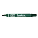 Pentel N50 Permanent Marker Bullet Tip 2.2mm Line Green (Pack 12) - N50-D - ONE CLICK SUPPLIES