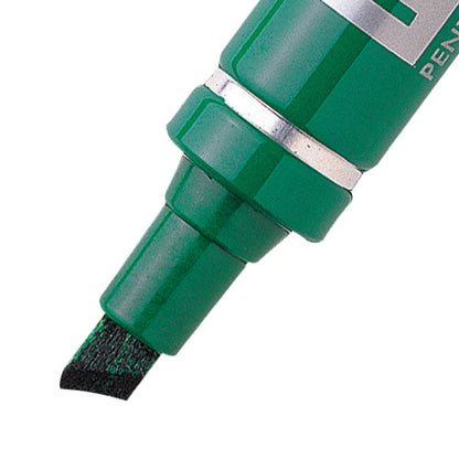 Pentel N60 Permanent Marker Chisel Tip 3.9-5.7mm Line Green (Pack 12) - N60-D - ONE CLICK SUPPLIES