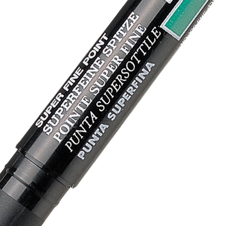 Pentel NMF50 Permanent Marker Superfine Tip 0.3mm Line Black (Pack 12) - NMF50-AO - ONE CLICK SUPPLIES