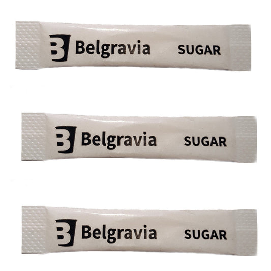 Belgravia White Sugar Sticks 1000's - ONE CLICK SUPPLIES