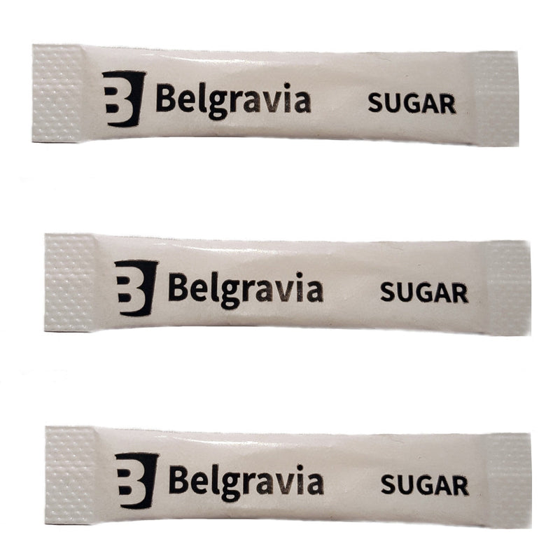 Belgravia White Sugar Sticks 1000's - ONE CLICK SUPPLIES