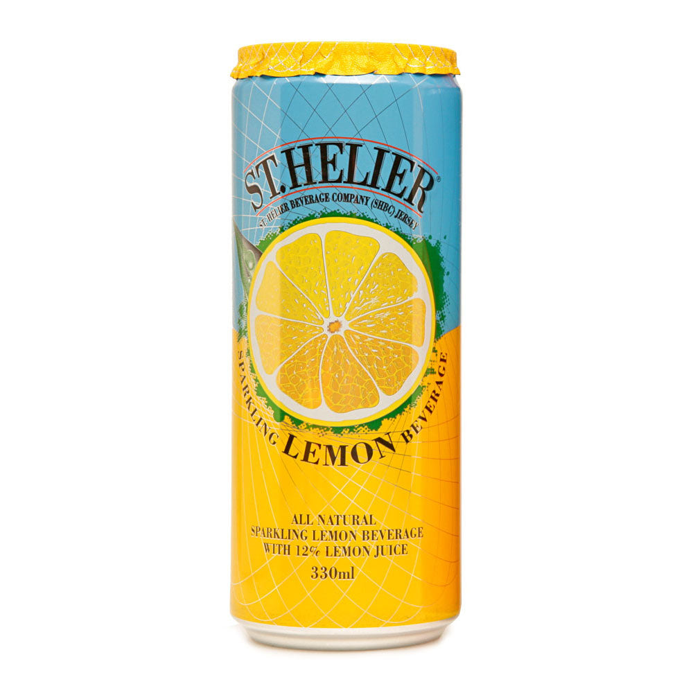 St. Helier Sparkling Lemon Cans 24x330ml - ONE CLICK SUPPLIES