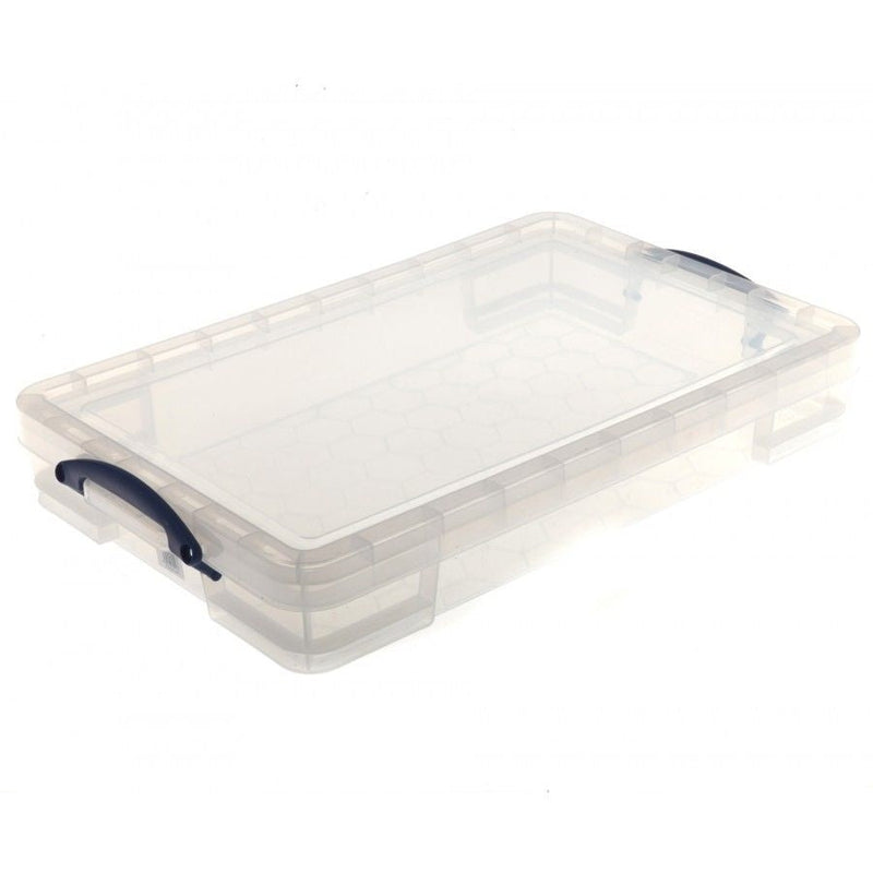 Really Useful Clear Plastic Storage Box 20 Litre - ONE CLICK SUPPLIES