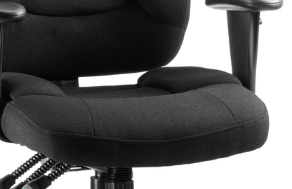 Galaxy Chair Black Fabric OP000064 - ONE CLICK SUPPLIES