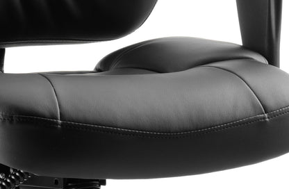 Galaxy Chair Black Leather OP000068 - ONE CLICK SUPPLIES