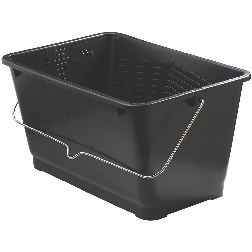 LG Harris Black Scuttle 15 Litre - ONE CLICK SUPPLIES