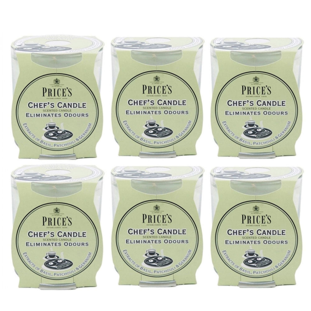 Prices Chefs Large 45hr Candle in Jar Eliminates Cooking Cooks Kitchen Odour - ONE CLICK SUPPLIES