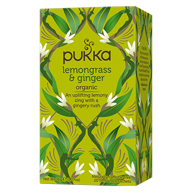 Pukka Tea Lemongrass & Ginger Envelopes 20's - ONE CLICK SUPPLIES