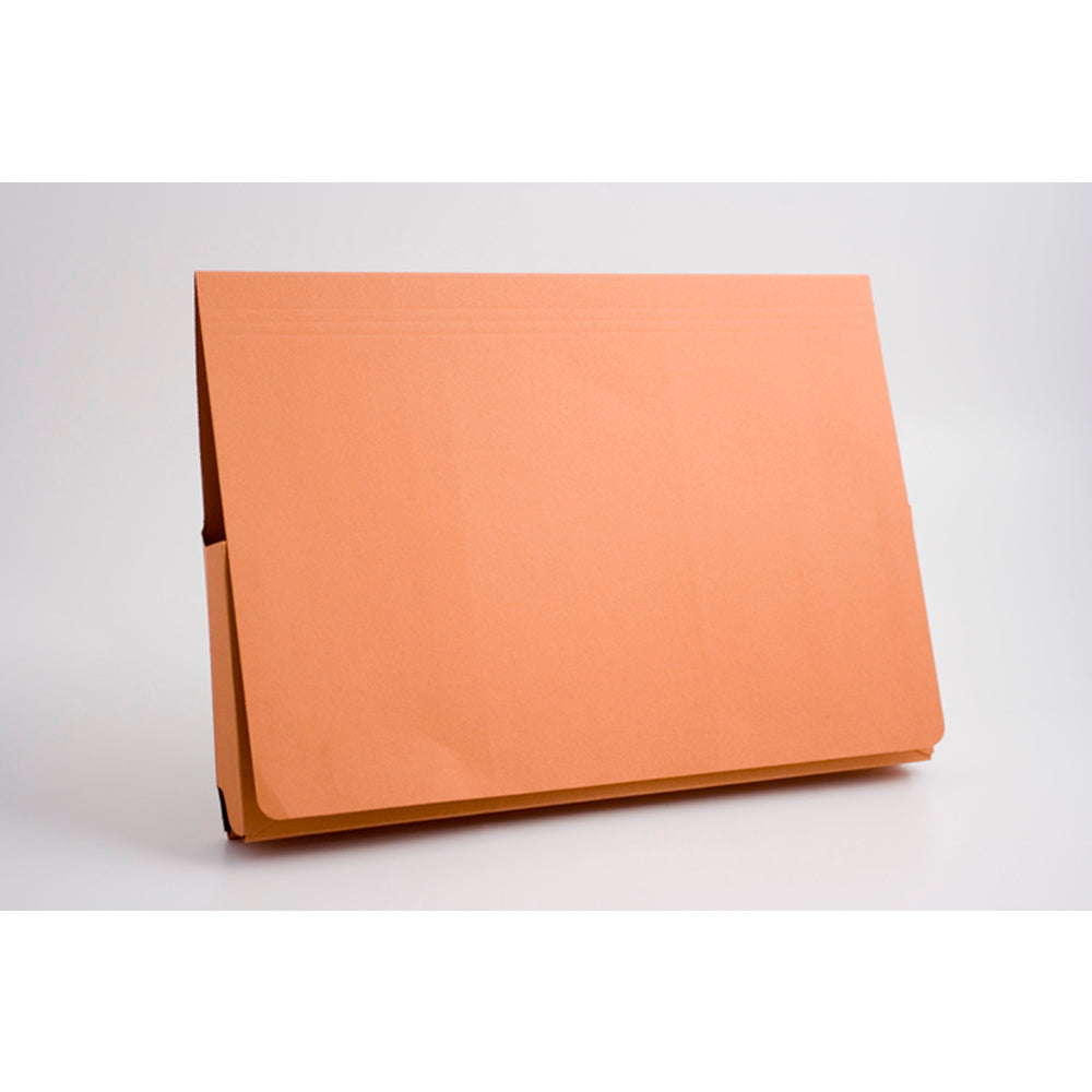 Guildhall Legal Wallet Manilla 356x254mm Full Flap 315gsm Orange (Pack 50) - PW3-ORGZ - ONE CLICK SUPPLIES