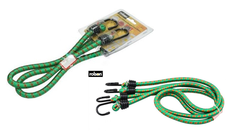 Rolson 2 Piece Bungee Cord Set 1200mmx12mm - ONE CLICK SUPPLIES