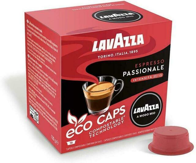 Lavazza A Modo Mio Espresso Passionale Eco Caps 16 Capsules