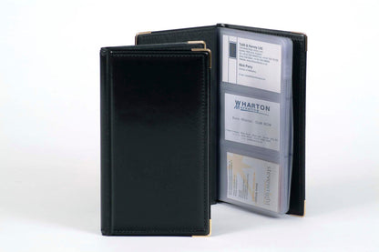 Goldline 115x214mm Business Card Holder 48 Pocket Black - SBC3P/BLKZ - ONE CLICK SUPPLIES