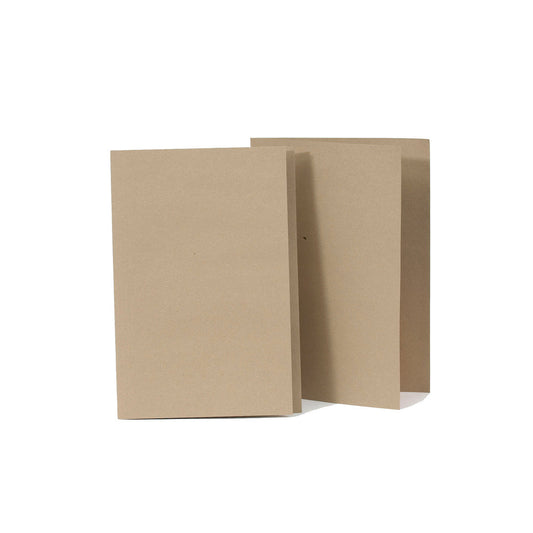 Exacompta Square Cut Folder Kraftliner Foolscap 170gsm Buff (Pack 100) - SCK-BUFZ - ONE CLICK SUPPLIES