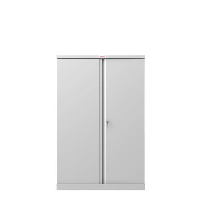 Phoenix SCL Series 2 Door 3 Shelf Steel Storage Cupboard in Grey with Key Lock SCL1491GGK - ONE CLICK SUPPLIES