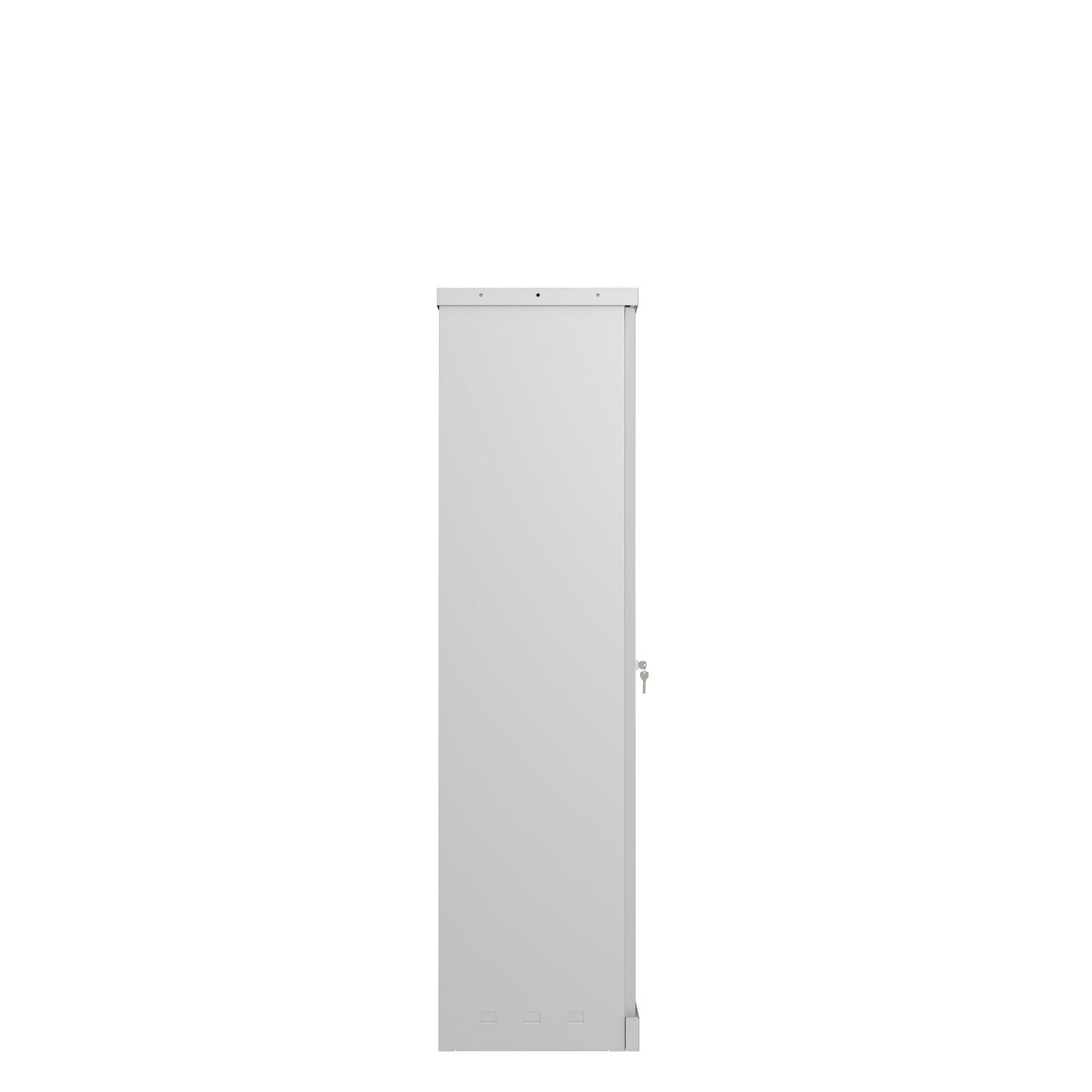 Phoenix SCL Series 2 Door 3 Shelf Steel Storage Cupboard in Grey with Key Lock SCL1491GGK - ONE CLICK SUPPLIES