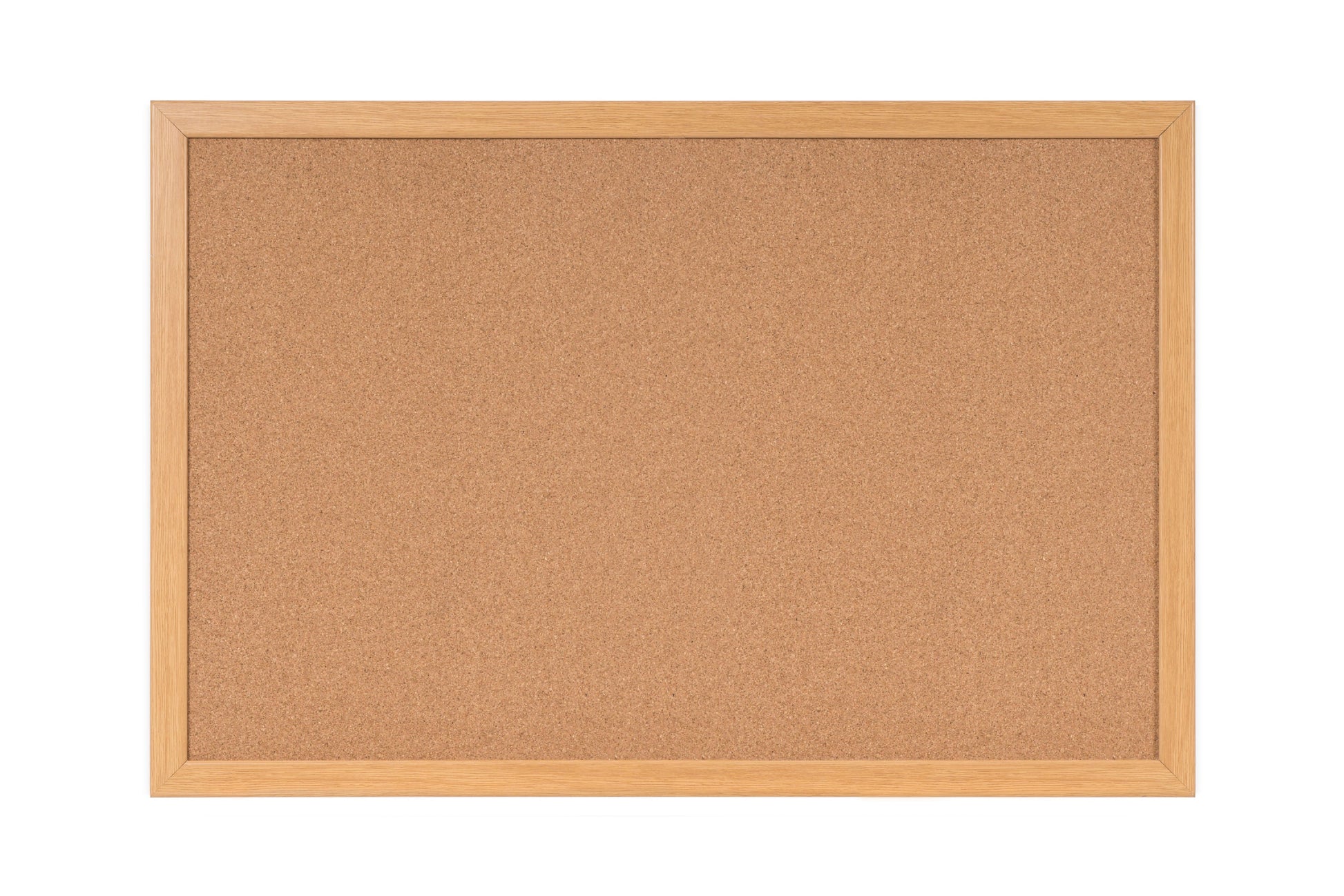 Bi-Office Earth Cork Noticeboard with Oak Finish Frame 1800x1200mm REC8501233 - ONE CLICK SUPPLIES