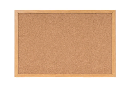 Bi-Office Earth Cork Noticeboard with Oak Finish Frame 1800x1200mm REC8501233 - ONE CLICK SUPPLIES