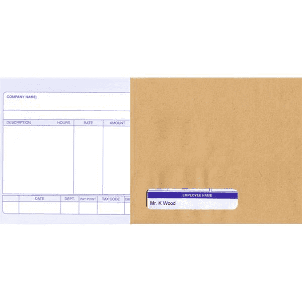 Sage (SE45) Compatible Wage Envelopes Pack 1000's - ONE CLICK SUPPLIES