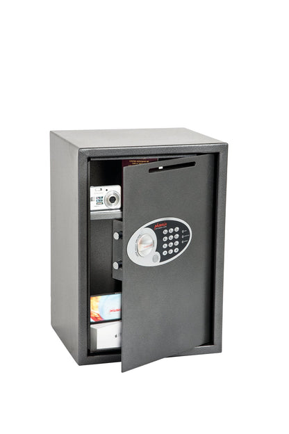 Phoenix Vela Deposit Home and Office Size 4 Safe Electronic Lock Graphite Grey SS0804ED - ONE CLICK SUPPLIES